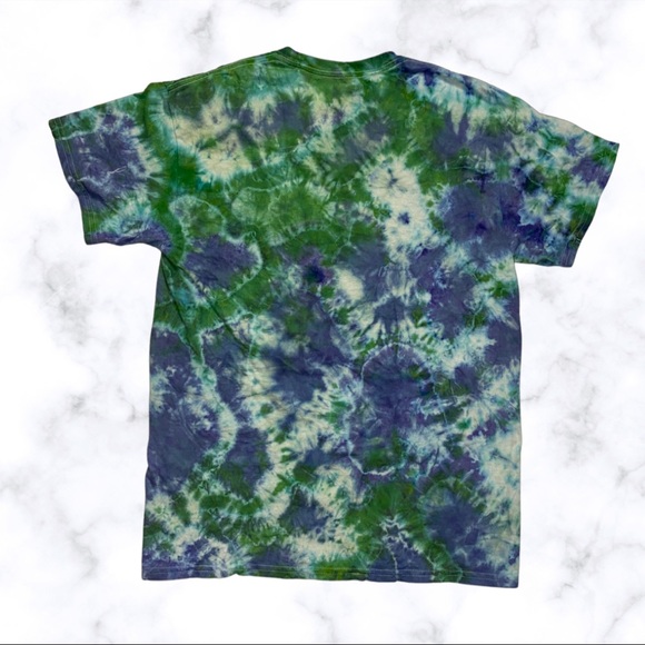 AC/DC Tie Dye Band Tee - Picture 2 of 11